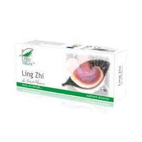 Ling Zhi, cu efect antioxidant, 30 capsule, Medica
