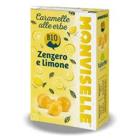 Bomboane din plante cu ghimbir si lamaie de Sicilia, eco-bio,  30 g, Valverbe