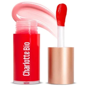 Ulei de buze cu ulei de ricin, ulei de argan si ulei de caise, Crush Red, 6.5 ml, Charlotte Bio