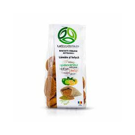 Biscuiti vegani cu Lamaie si hrisca, 120 g, LaBiscuiterie