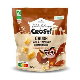 Pernute pentru copii cu crema de cacao si alune de padure, eco-bio, 375 g, Crosti