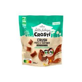 Pernute cu crema de ciocolata si alune de padure, pentru copii, eco-bio, 350 g, Crosti