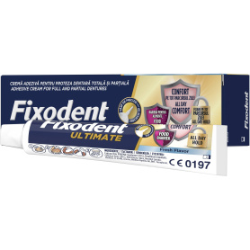 Crema adeziva pentru proteza dentara Ultimate Fresh, 40g, Fixodent,