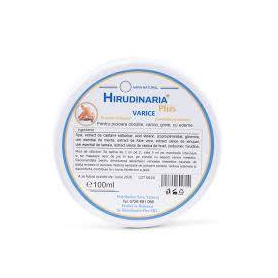 Crema varice Hirudinaria plus cu extract de lipitori, 100 ml, Medicer