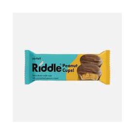 Cupe cu pasta de arahide si arahide caramelizate, 50 g, Riddle
