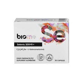Seleniu, 200 mcg, 30 capsule, Biome
