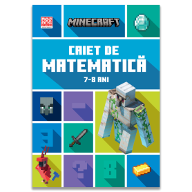 Minecraft - Caiet de matematica 7-8 ani - Carte - Editura DPH