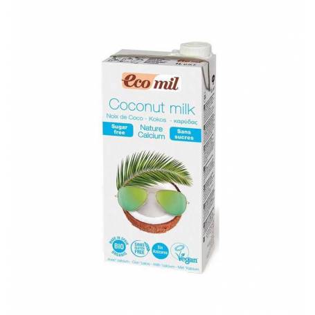 Lapte vegetal de cocos natur cu calciu - eco-bio 1l - Ecomil