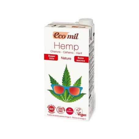 Lapte vegetal din canepa natur - eco-bio 1L - Ecomil