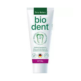 Pasta de dinti Biodent vital cu menta, 75 ml,  Terra Natura