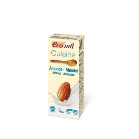 Smantana vegetala de migdale natur - eco-bio 200ml - Ecomil