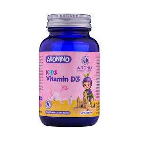Vitamin D3 pentru copii, ARONINO Kids, 60 capsule, Aronia Charlottenburg