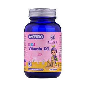Vitamin D3 pentru copii, ARONINO Kids, 60 capsule, Aronia Charlottenburg