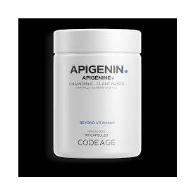Codeage Liposomal Apigenin, Flavonoid Natural Pentru Sustinerea Relaxarii, Somnului Si Sanatatii Celulare, 50 Mg, 90 cps, GNC