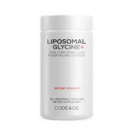 Suport Pentru Somn, Regenerare Si Sanatate Cognitiva, Codeage Liposomal Glycine +, 180 capsule, Gnc