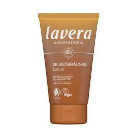 Lotiune autobronzanta pentru corp cu unt de shea, 125 ml, Lavera