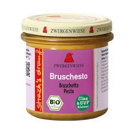Crema tartinabila vegetala cu pesto,  Bruschesto, 135 g, Zwergenwiese