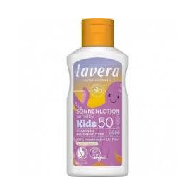Lotiune protectie solara pentru copii LSF50, cu unt de shea, 100 ml, Lavera