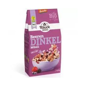 Musli din spelta cu fructe de padure, eco-bio, 425 g, BauckHof