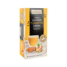 Bautura instant cu ghimbir si turmeric, 10 x 16 g, Econatur