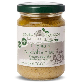 Crema din anghinare si masline, eco-bio, 130 g, La Macina Bio