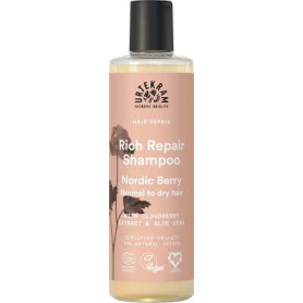 Sampon reparator cu fructe de padure Nordice, pentru par normal spre uscat, 250 ml, Urtekram