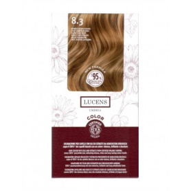 Vopsea de par fara amoniac Blond Deschis Auriu 8.3 - Lucens Umbria