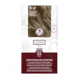 Vopsea de par fara amoniac Blond Deschis Rece 8.17 - Lucens Umbria