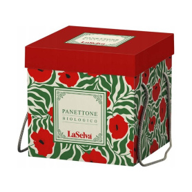 Panettone clasic – cu maia, stafide si portocale confiate, eco-bio, 500 g, LaSelva