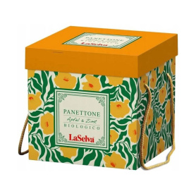 Panettone artizanal cu maia, mar si scortisoara – gust autentic italian, eco-bio, 500 g, LaSelva