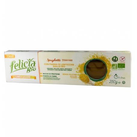 Spaghete din faina de linte galbena - eco-bio 250g - Felicia Bio