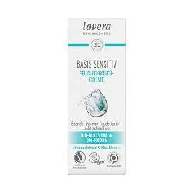 Crema hidratanta pentru fata cu aloe vera si jojoba Basis Sensitive, 50 ml, Lavera