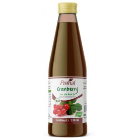Suc de merisoare, 100%, eco-bio, 330 ml, Medicura