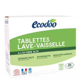 Tablete ecologice pentru masina de spalat vase, 30x 10 g, Ecodoo