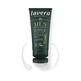 Gel de dus Sensitiv 3 in 1 cu aloe vera bio si bambus, pentru barbati, 200 ml, Lavera