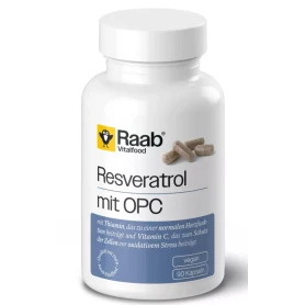 Resveratrol si OPC, 500 mg, 90 capsule,Raab