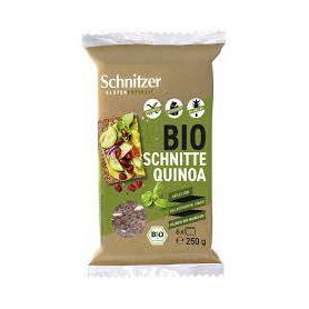 Paine din quinioa, fara gluten, eco-bio, 6 felii, Schnitzer
