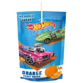 Bautura din Suc de Portocale si Mere, Pouch ,  200 ml, Hot Wheels