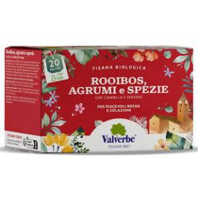Ceai cu rooibos cu citrice si condimente, eco-bio, 20 plicuri,  Valverbe