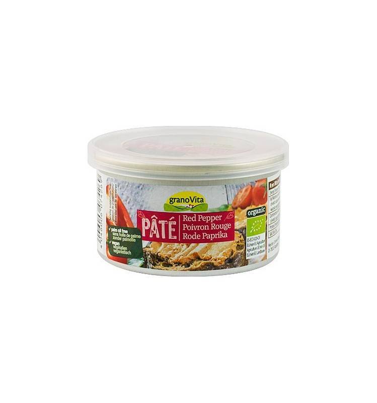 Pate cu ardei rosu - eco-bio 125g - granovita