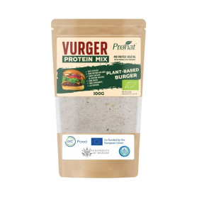 Mix proteic vegetal pentru burgeri și alte preparate - Vurger, eco-bio, 100 g, Pronat
