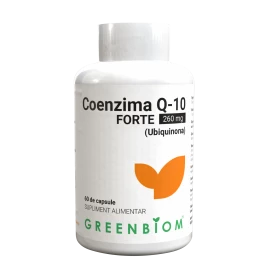 Coenzima Q-10 Forte, 260 mg, 60 capsule, Greenbiom