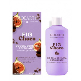 Gel de dus exfoliant cu ciocolata si smochine, Fig Choco, 250 ml, Bioearth