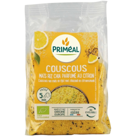 Cuscus cu porumb, orez si seminte de chia, cu aroma de lamaie, 300 g, ManagisBIO