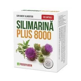 Silimarina Plus 8000, 30 capsule moi, Parapharm