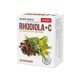 Rhodiola + C, 30 capsule, Parapharm