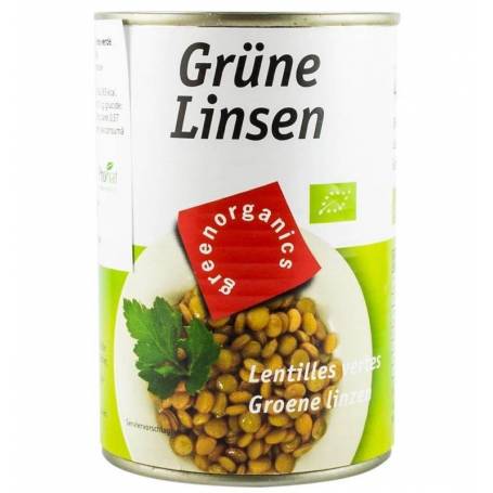 Linte verde - conserva - eco-BIO 240/400g - Green Organics