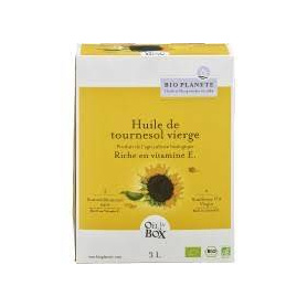 Ulei de floarea-soarelui virgin, eco-bio, 3 l, Bio Planete