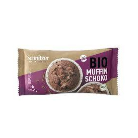 Briose cu ciocolata, fara gluten, eco-bio, 2 bucati, 140 g, Schnitzer