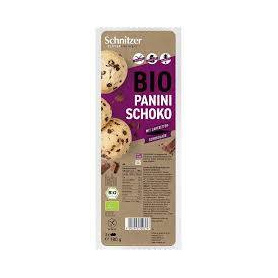 Chifle panini cu ciocolata, fara gluten, eco-bio, 3 bucati, 180 g, Schnitzer